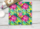 Tropical Lotus Flowers Adhesive Vinyl 994